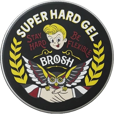Silný gél na vlasy BROSH Mini Super hard gel 70 g