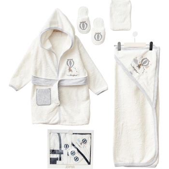 Zipir Памучен комплект за баня Zipir - Blue baloons (214ZP-B)