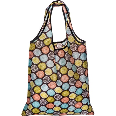 VETRO-PLUS Taška nákupná skladacia PU 59x37 cm, dekor lístočky
