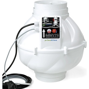 Prima Klima EC Вентилатор PK150/160WHSP-ECTC с контролер на темп. Ø150/160mm 1400m3/h