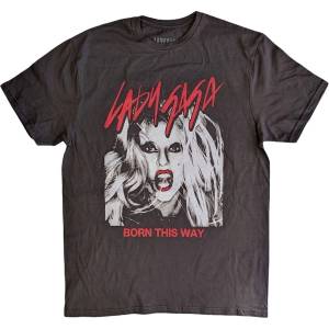 Lady Gaga Born This Way Photo Charcoal Grey 2XL Риза (GAGATS14MC05)