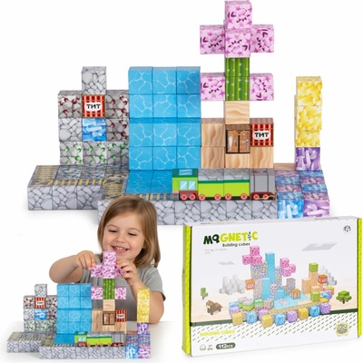 MULTISTORE Magnetické kocky 112 ks