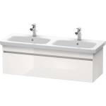 Duravit DuraStyle - Шкафче за умивалник 40x123x45 см, 1 чекмедже, лъскаво бяло DS639802222 (DS639802222)