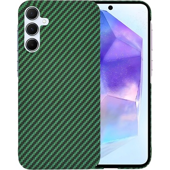 Tech-Protect Защитен калъф с карбонов дизайн за Samsung Galaxy A55 - Зелен KP33226 (33226)