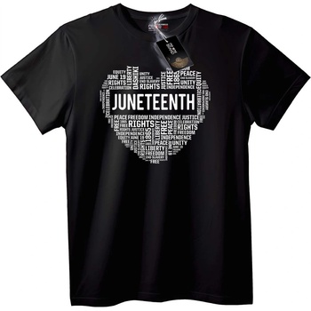 NOONEBRAND Тениска Juneteenth сърце - S, White