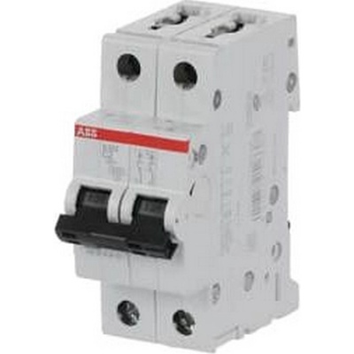 ABB Автоматичен прекъсвач ABB S202-C2 - 2 P, 2 A, 6 kA (2CDS252001R0024)