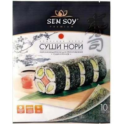 SEN SOY mořské řasy 10 plátků 25 g