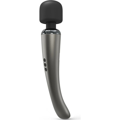 Dorcel Megawand silný akumulátorový stříbrnošedý