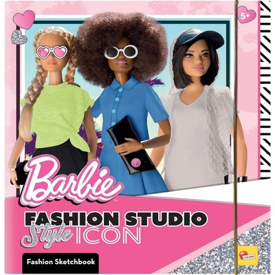 Lisciani Творчески комплект, Lisciani, Barbie, Папка модно студио, Модна икона