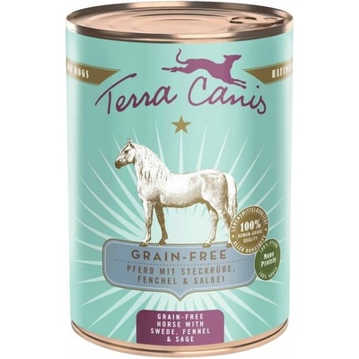 Terra Canis Grain-free Horse with swede fennel & sage 400 g