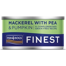 Fish4dogs Finest s makrelou dýni a hráškem 85 g