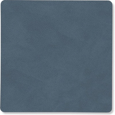 LIND Podtácek Square Nupo tmavě modrá kůže 10x10cm