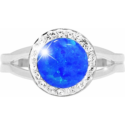 JSB Bijoux Opál s křišťálovými kameny Swarovski Dark Blue 92700025dbl