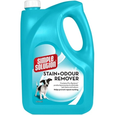 Simple Solution Extreme Stain & Odour Remover 4 л - мощен ензимен препарат против петна и миризми за кучета