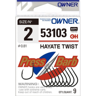 Owner Hayate Twist 53103 veľ.1 7 ks