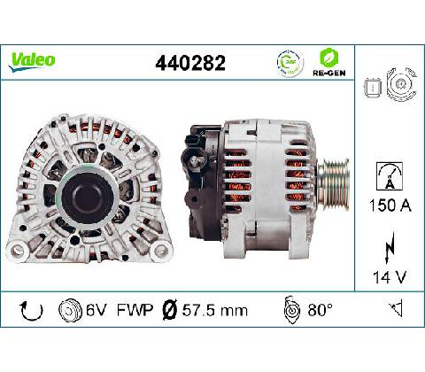 Alternátor VALEO 440282