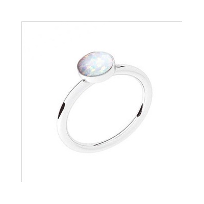 Nubis Stříbrný prsten s opálem NBP42 OP17