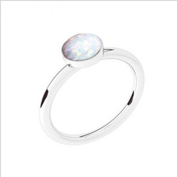 Nubis Stříbrný prsten s opálem NBP42 OP17