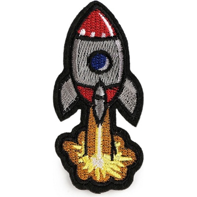 Prima-obchod Nažehlovačka vesmír, barva 9 šedá raketa