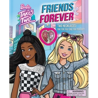Barbie: It Takes Two: Friends Forever: Book with 2 Necklaces! Baranowski Grace