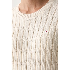 Tommy Hilfiger пуловер с къси ръкави дамски от памук (WW0WW38744.PPYX)