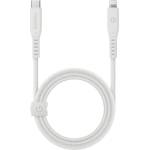 ENERGEA кабел Flow M1-M0 MFI 1.5м, бял, 60W 3A PD Fast Charge (Ene000023)