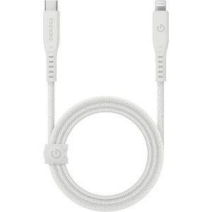 ENERGEA кабел Flow M1-M0 MFI 1.5м, бял, 60W 3A PD Fast Charge (Ene000023)