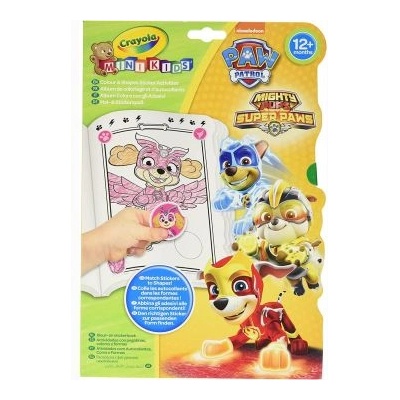 Crayola Crayola: книжка за оцветяване и стикери за Paw Patrol