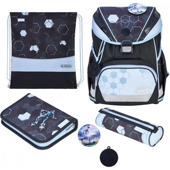 Herlitz Ученически комплект с чанта-раница UltraLight XL Plus Cyber Soccer - Herlitz