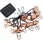 Baterie Centrum Соларен LED гирлянд 10xLED/1, 2V 300 mAh 3, 8 m IP44 меден (BC0784)