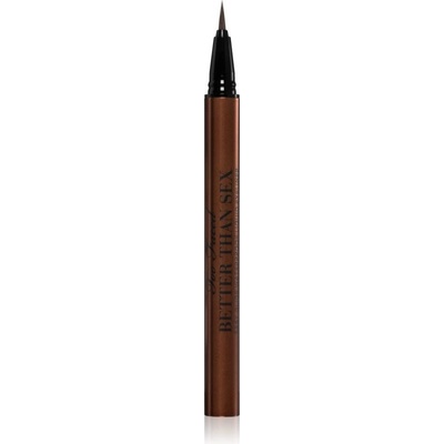 Too Faced Better Than Sex Easy Glide Waterproof Liquid Eyeliner dlhotrvajúci očné linky vo fixe Chocolate 6 ml