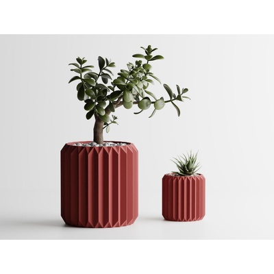 Кашпа Florida тъмночервен мат