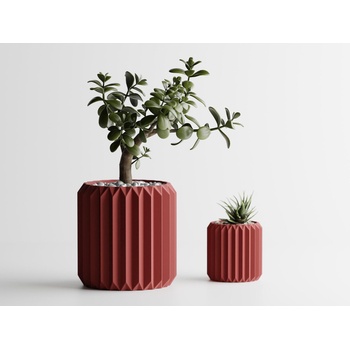 Кашпа Florida тъмночервен мат