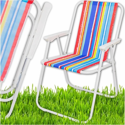 Malatec 10045 Turistické skládací křeslo Bergamo modré