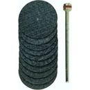 Řezné kotouče pr. 22x0,8 mm sada 10 ks + trn