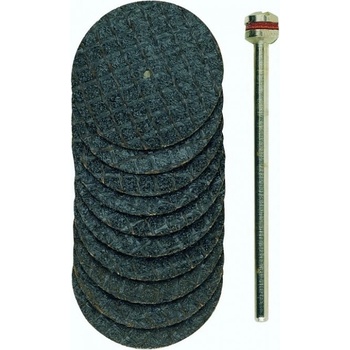 Řezné kotouče pr. 22x0,8 mm sada 10 ks + trn