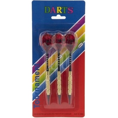 Teddies Házecí 3ks kov plast 15cm s lebkou plastový hrot