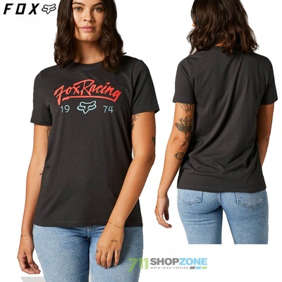 FOX tričko CENTER STAGE BF dámske black vintage