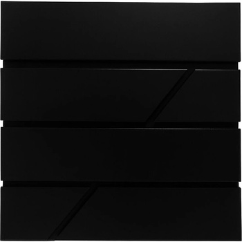 Pepita модерна водоустойчива пощенска кутия от поцинкована стомана - Черна (YG6)