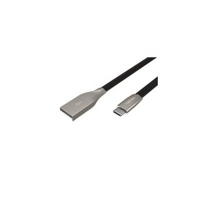 Кабел/преходник Natec USB-C(M) -> USB-A (M) 2.0 cable 1m. Black metal (NKA-1954)