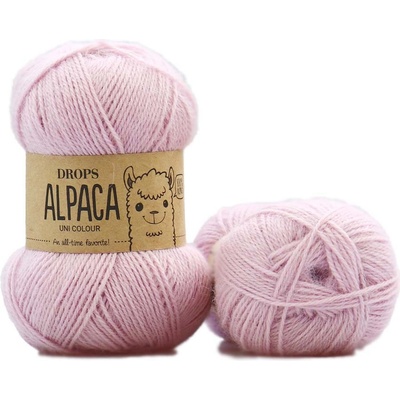 Drops Alpaca UNI 3112 pudrová růžová