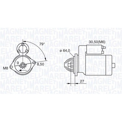 Štartér MAGNETI MARELLI 063280045010 063280045010