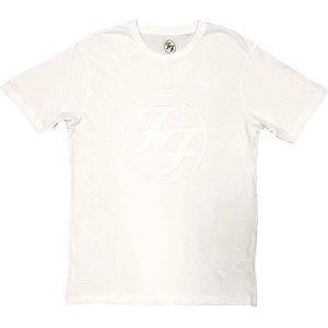 Foo Fighters FF Logo (Hi-Build White-On-White) White M Риза (FOOTS62MW02)