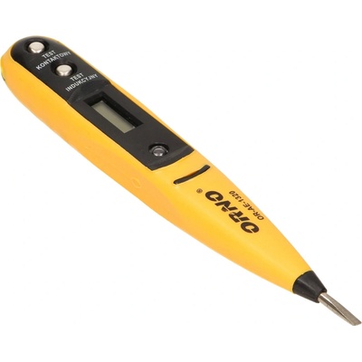 ORNO Skúšačka napätia 12-250V AC/DC s LCD displejom