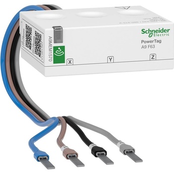 Schneider Electric SE Мерител PowerTag Energy F63 3P+N, монтаж отгоре или отдолу, - A9MEM1570 (A9MEM1570)