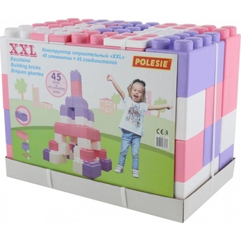 Wader veľké kocky XXL 45 ružové