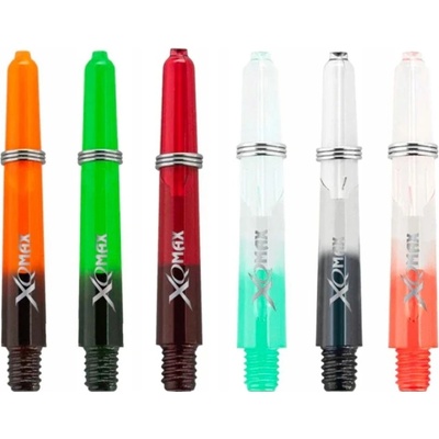 XQMax Darts Gradient with Logo - short - clear red