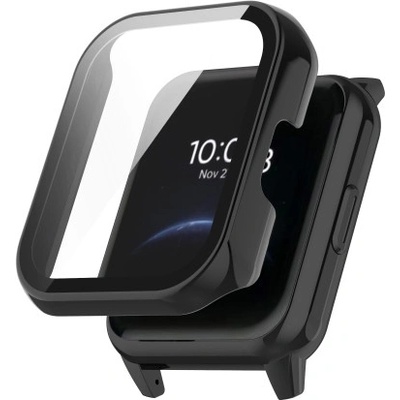 VSETKONAMOBIL Plastový kryt s ochrannou fóliou pre Xiaomi Redmi Watch čierny 37761
