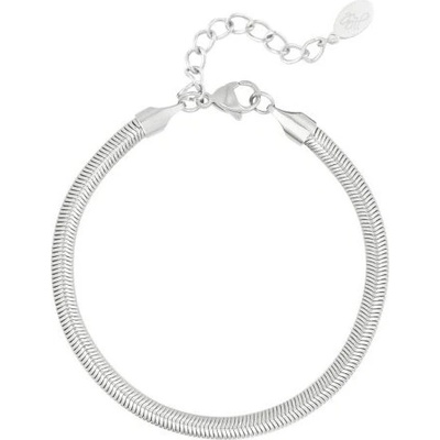 Ornamenti náramek Thin Flat silver OOR150094