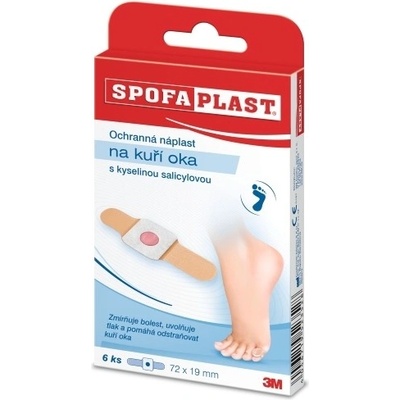 3M Spofaplast č.182 náplasť na kurie oká 1 x 6 ks